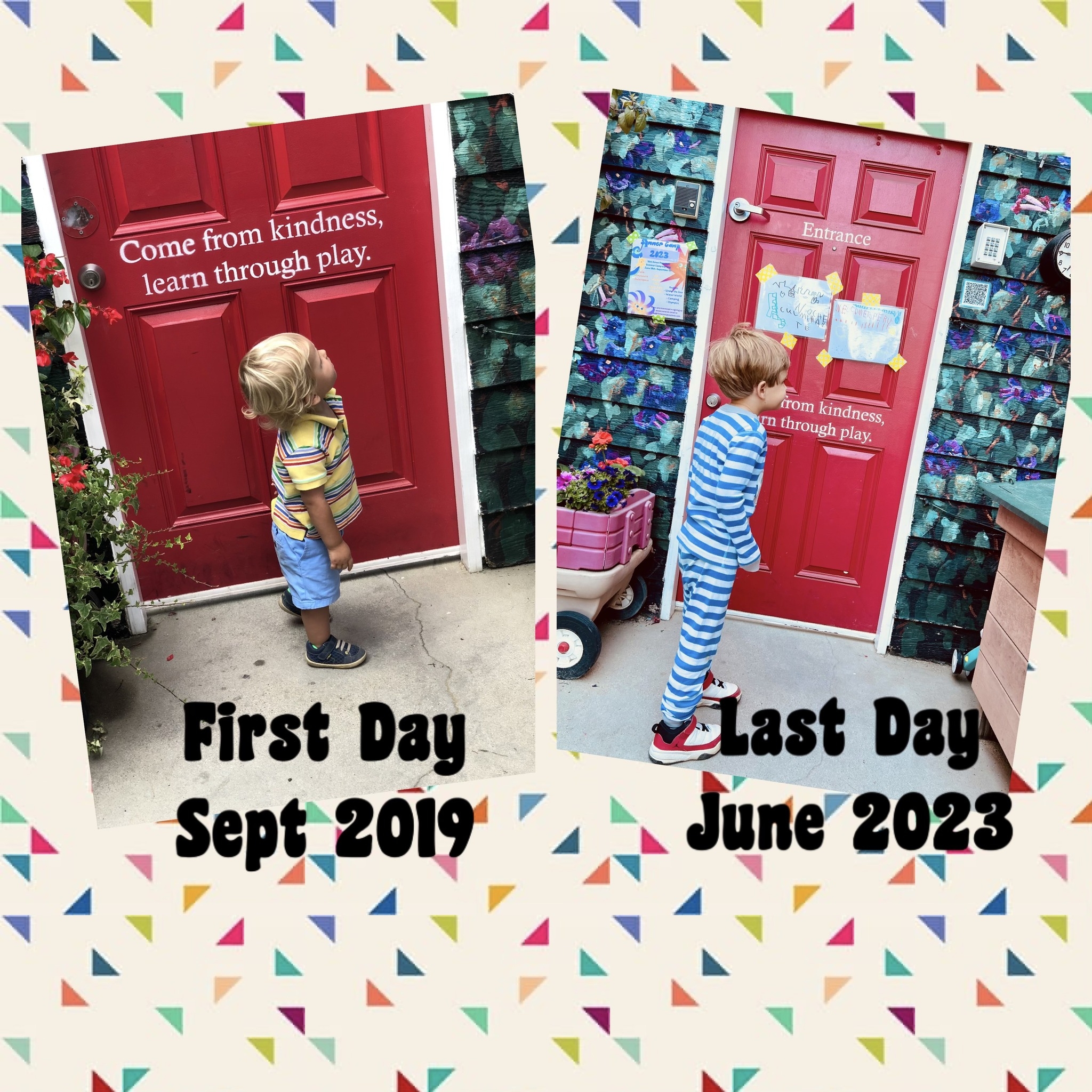 first and last day photo